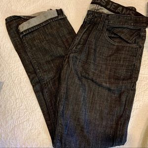 Men’s charcoal express jeans
